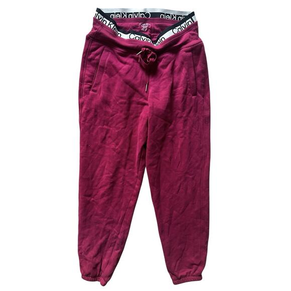 Pink Calvin Klein W Sweatpants SZ S - Picture 1 of 2